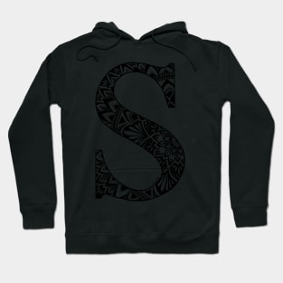 Mandala Letter Capital S Hoodie